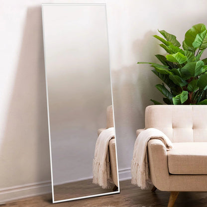 Full Length Wall Mounted Dressing Mirror, 65 in H x 22 in W