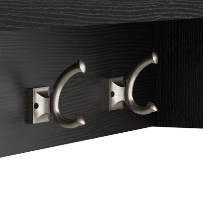 40 Inch Wall Mounted Coat Rack With Shelf and Cubbies