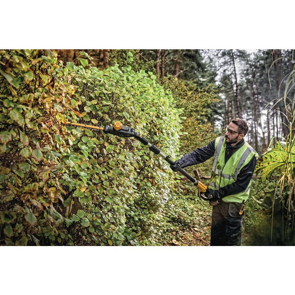 DEWALT 22 in 20 Volt Battery Powered Pole Hedge Trimmer
