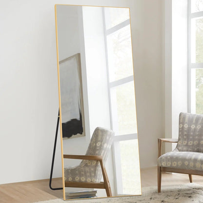 Full Length Wall Mounted Dressing Mirror, 65 in H x 22 in W