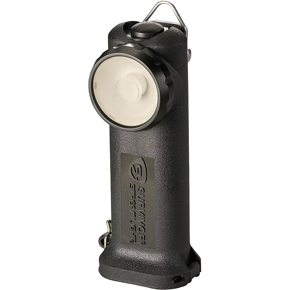 Streamlight Firefighter Right-Angle Flashlight, 175-Lumen, Alkaline, Black - 90545