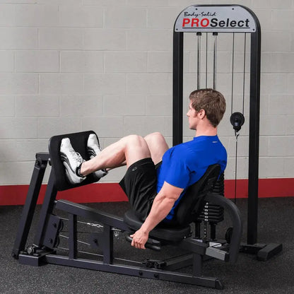 Body-Solid Pro Select Leg Press Machine, 310 Lb Rubber Footplate - GLP STK/3