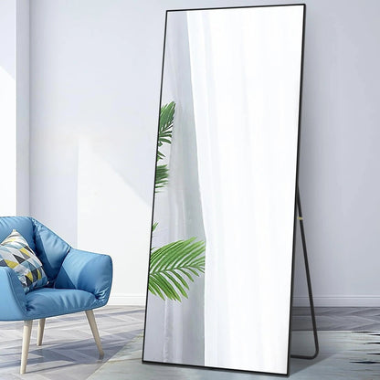 Full Length Wall Mounted Dressing Mirror, 65 in H x 22 in W