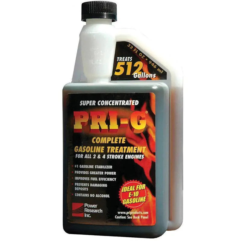 PRI PRI-G Gas Treatment Fuel System Cleaner & Stabilizer, 32 oz - PRI32-G