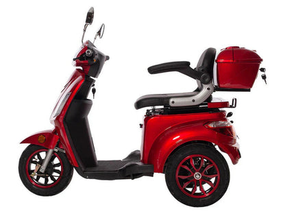 GreenStreet Electric Mobility Scooter 20 km/h Or 25 km/h, 50 km Range, Topcase - E-Mover