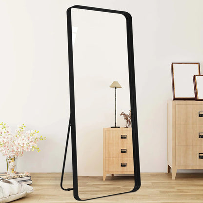 Full Length Wall Mounted Dressing Mirror, 65 in H x 22 in W