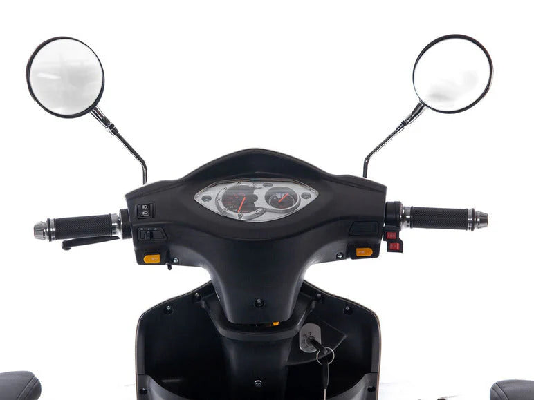 GreenStreet Electric Mobility Scooter 20 km/h Or 25 km/h, 50 km Range, Topcase - E-Mover