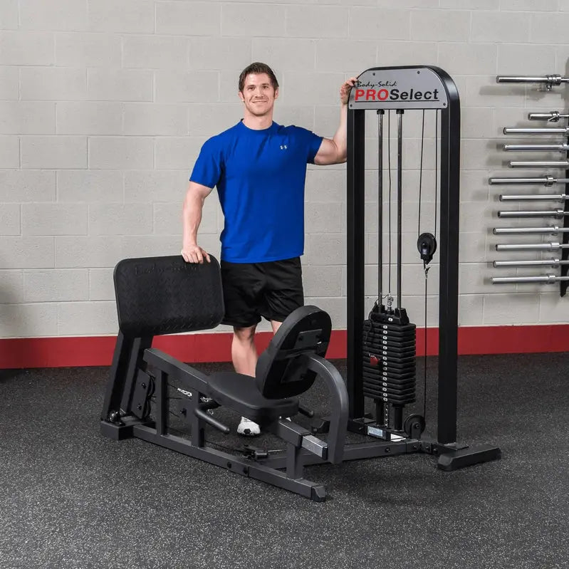 Body-Solid Pro Select Leg Press Machine, 310 Lb Rubber Footplate - GLP STK/3