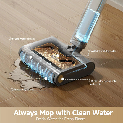 Dreame Cordless Floor Washer With Two Separate Water Tanks - Floor X 100