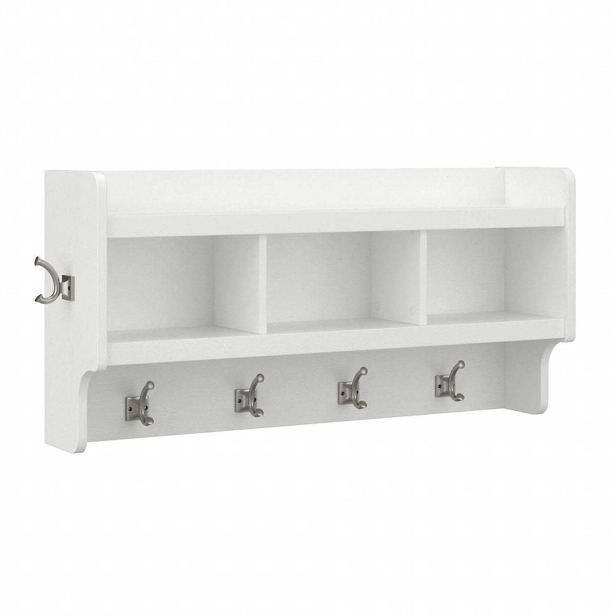 40 Inch Wall Mounted Coat Rack With Shelf and Cubbies